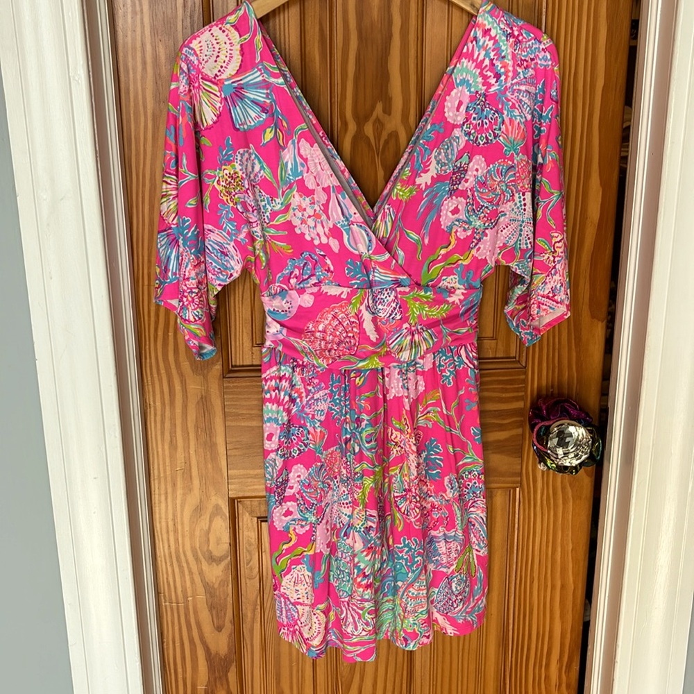 Lilly Pulitzer kimono-style knit romper